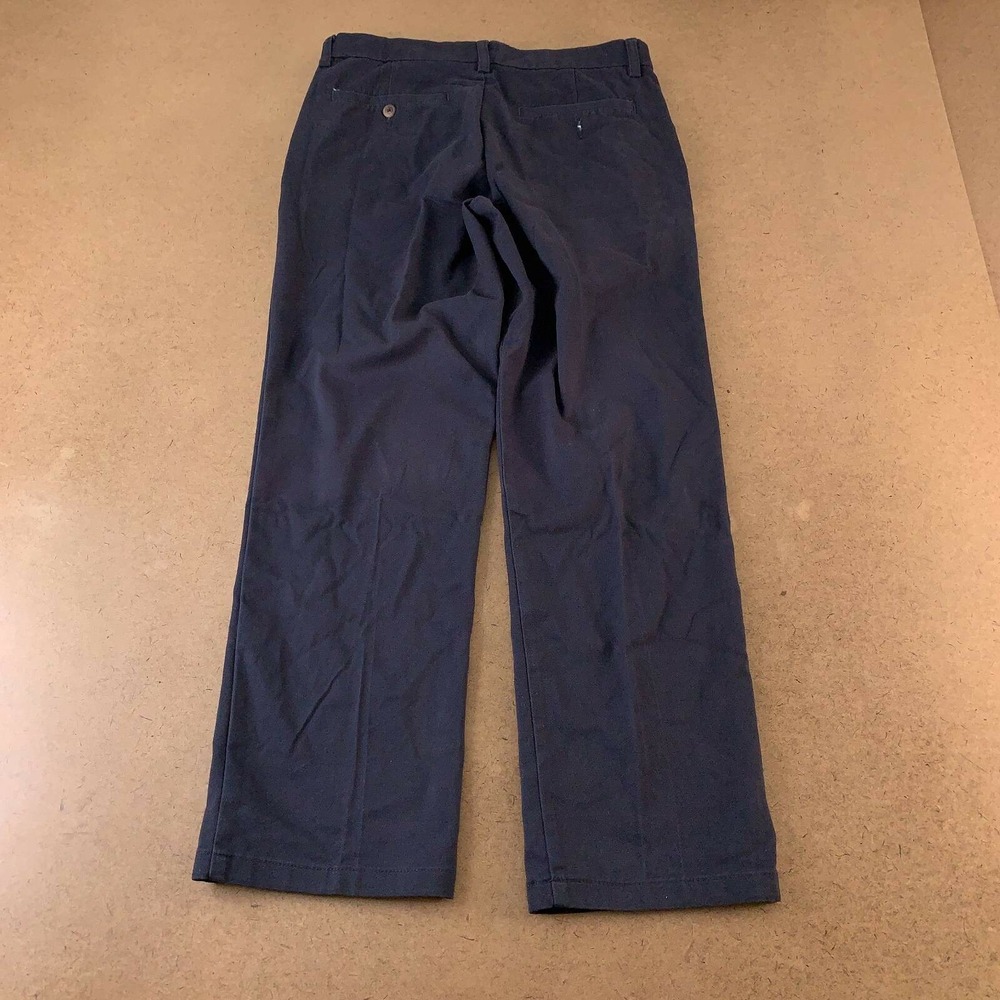 St. John's Bay Mens Straight Leg Pants Blue Stretch Flat Front 30 x 30 New - Picture 2 of 7